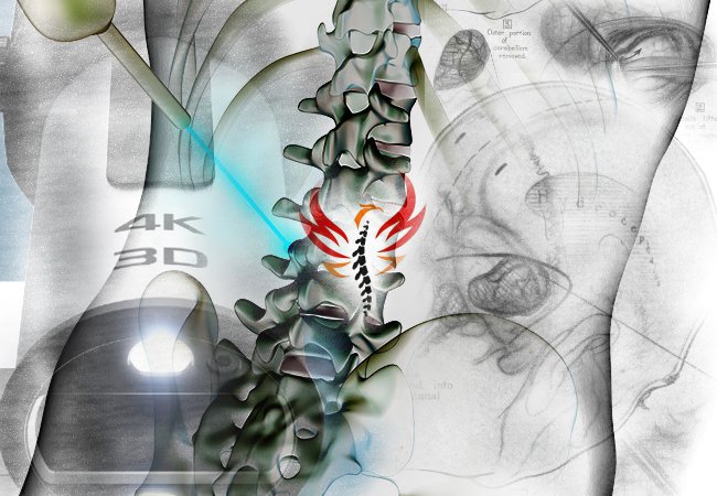 un'immagine evocativa, che unisce il passato della chirurgia con le più moderne tecnologie di immagine come l'esoscopio, e di cura, come la cyberchirurgia. Al centro Phoenix, il simbolo con la fenice del nostro gruppo.